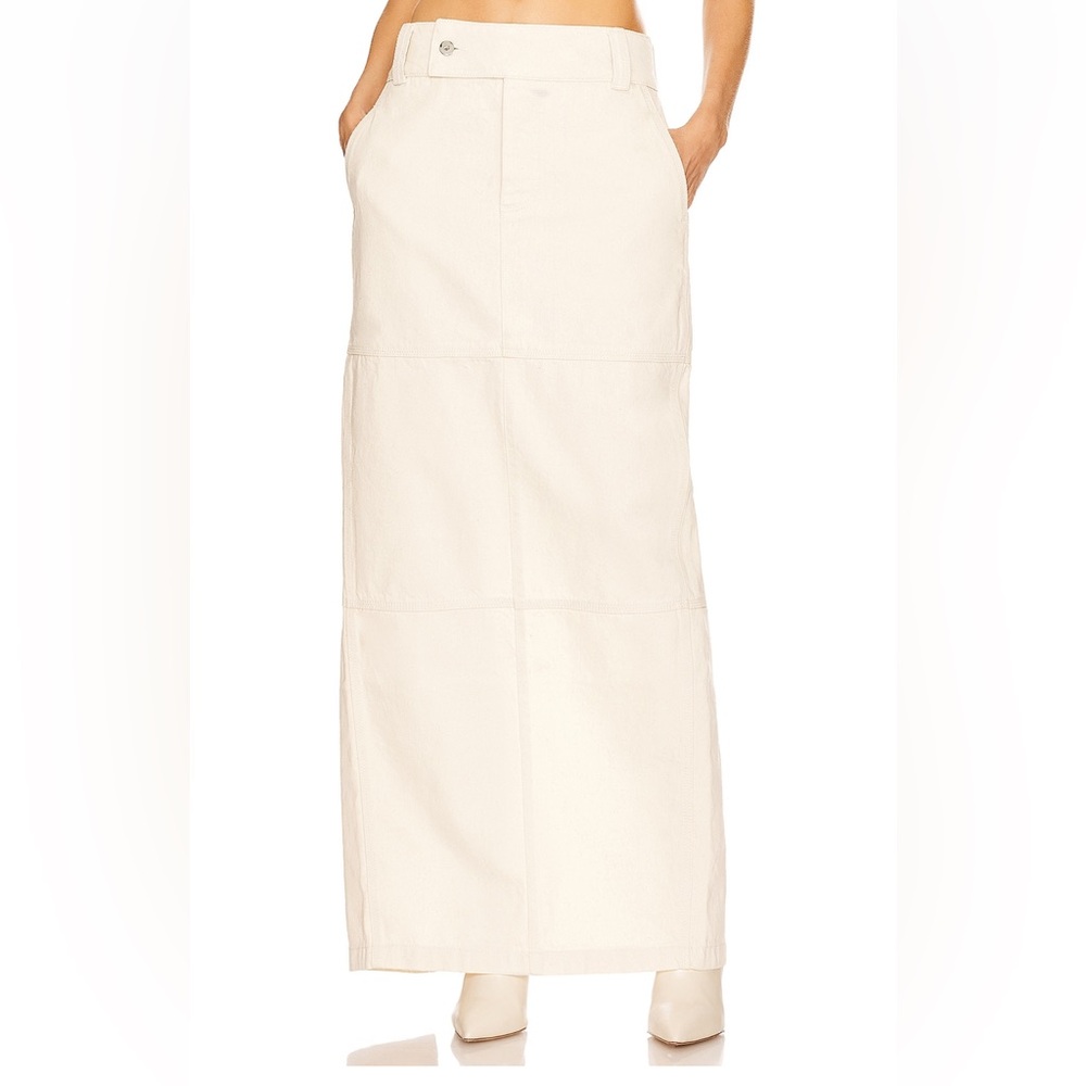 HELSA Maxi Skirt in Ecru